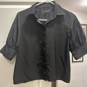Zara Black Button Down Shirt